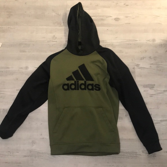 olive adidas hoodie